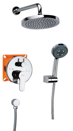 【【春節促銷】暗裝淋浴龍頭 功能盒暗裝龍頭 暗裝水龍頭 8062】價格,廠家,圖片,水龍頭/水嘴,開平市嘉柏萊衛浴實業-